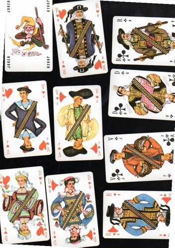 Jeu cartes 1 joker - +,