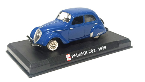 Peugeot 202 berline bleu - peugeot,