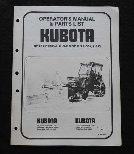 Kubota séries tracteur - kubota, l
