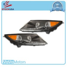 Fits 2013 2016 Kia Sportage SX LX EX Headlight LED Accent Driver Passenger Set