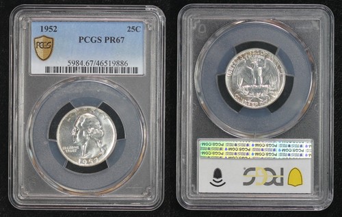 1952 proof washington quarter - 1952,