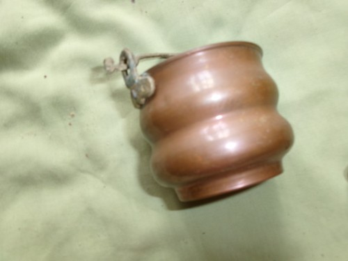 Ancien chaudron miniature - chaudron, en