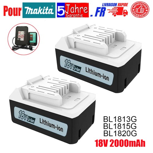 18v 0ah pour makita - 2x,