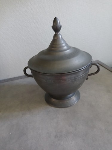 Soupière étain vintage - soupière, en