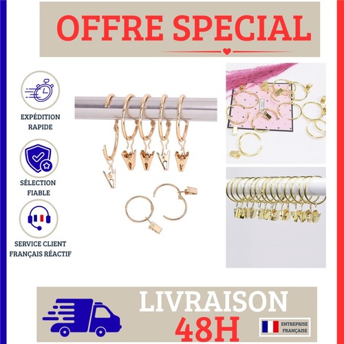 Anneaux rideaux avec - anneaux,