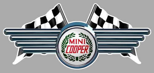Mini cooper flags - mini, sticker