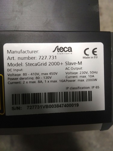 Solar inverter steca - steca, grid2000+