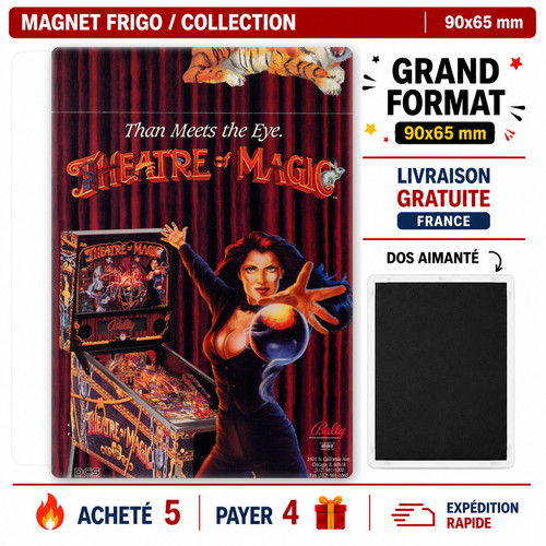 Magnet frigo flipper theatre - frigo,