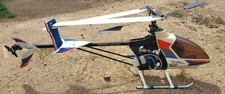 Vintage Hirobo Shuttle Plus RC Helicopter 