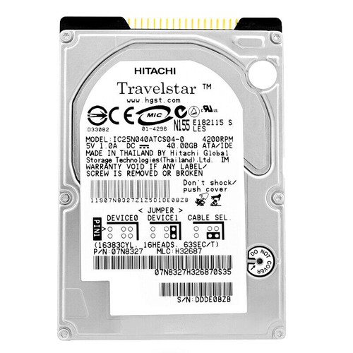 Disque dur hitachi - hitachi, 40go