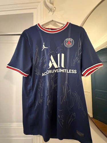 Maillot psg dédicacé - maillot,