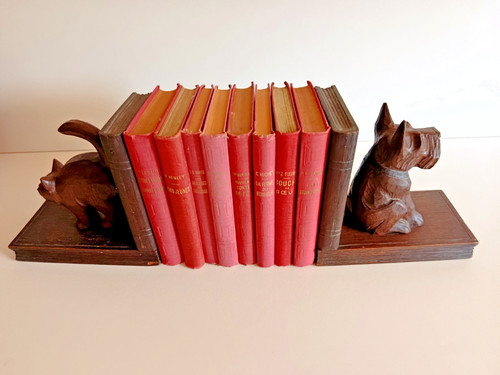 Paire anciens serre livres - paire, serre-livres