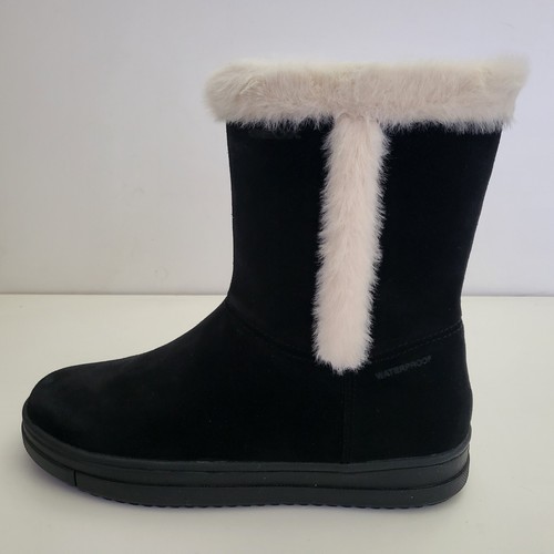 Geox bottes noires cuir - bottes,