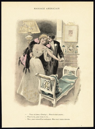Antique print mariage - antique, print-mariage