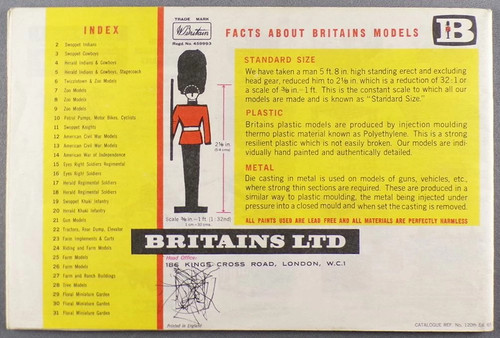 Britains catalogue couleurs - britains,