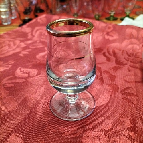 Verre goutte ancien - verre, à