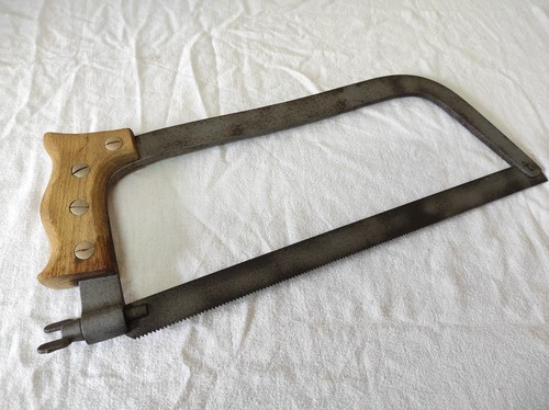 Ancienne scie boucher - ancienne,