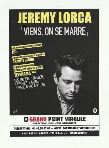 Jeremy lorca carte - jeremy,