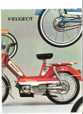 PEUGEOT CYCLES - MOPEDS - 101 102 103 104 GT10 - 1972? catalogue brochure