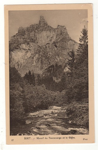 Cpsm sixt massif du - 74,