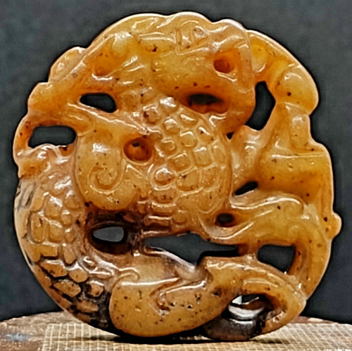 Ancien pendentif dragon - , en