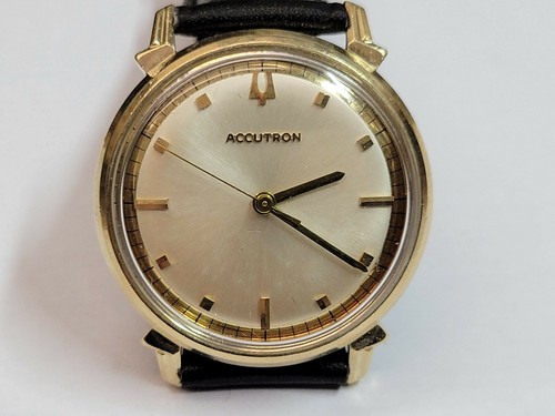 Bulova accutron 10kt gold - accutron,