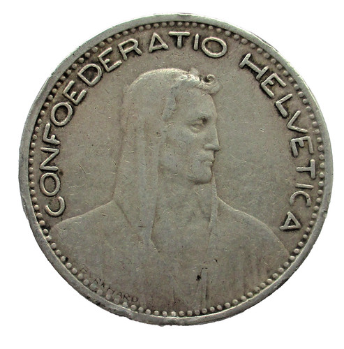 Suisse argent francs 1923 - suisse,