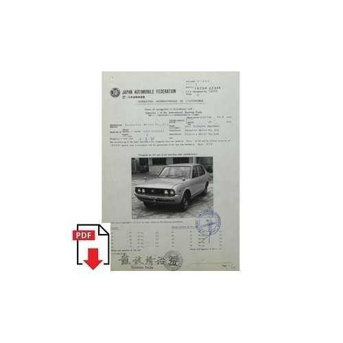 1975 daihatsu charmant a20 - daihatsu,