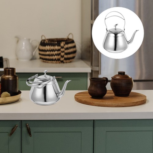 Bouilloire inox sifflante - inox, thé