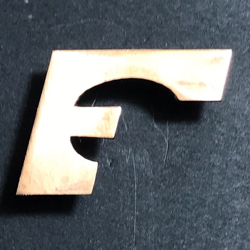 Art deco monogramme initiale - deco, f
