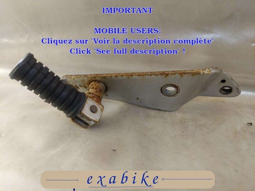 Platine repose pied arriere - repose-pied,