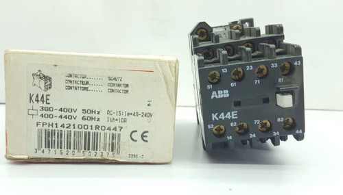 Contacteur auxiliaire abb k44e - contacteur,
