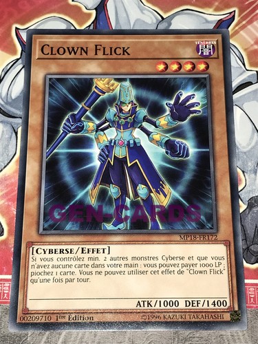 Carte clown fick - carte, gi