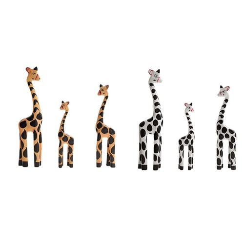 Sculpture girafe bois - sculpture, de