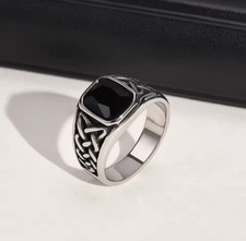 Bague homme acier inoxydable