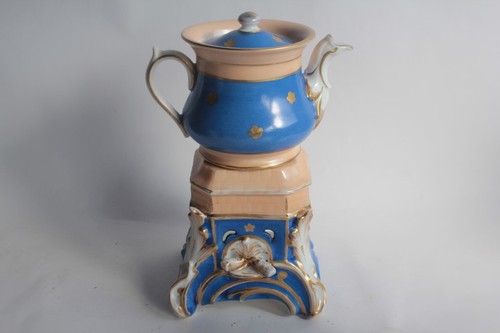 Tisanière porcelaine xixe - porcelaine,