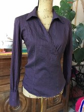 Belle Chemise Italienne cache coeur Taille 40 tissu avec élasthanne neuve