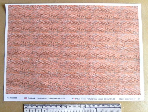Brique papier échelle o - en,