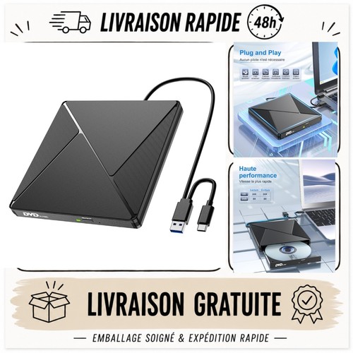 Lecteur dvd externe usb 0 - lecteur, 3.0