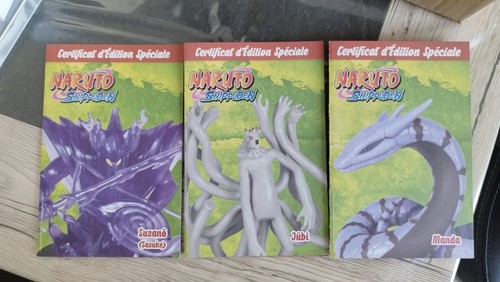 Lot certificat altaya naruto - certificat,