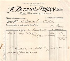 1928 DRESSES COATS COSTUMES H BERNARD & DUPREY IN PARIS - M. BAVEREL IN ARBOIS