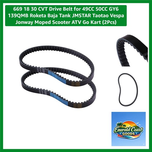 Cvt drive belts for - , 49cc