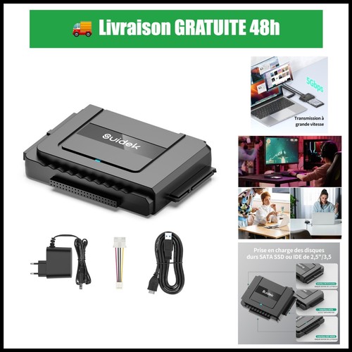 Adaptateur usb sata ide - adaptateur,