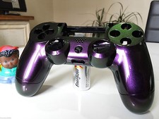 Coque Manette PS4 Custom à l'aérographe !!! Dualshock 4 Sixaxis !! caméléon