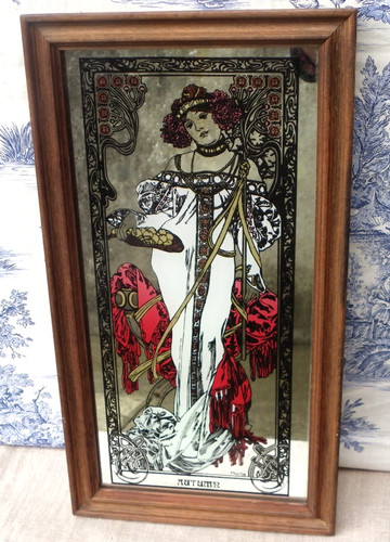 Mucha miroir vintage - -,