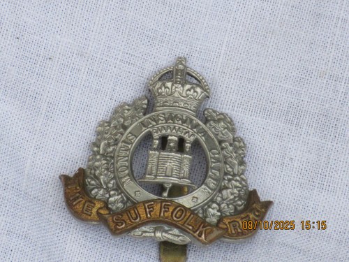 Suffolk régiment kings - régiment,kings, crown