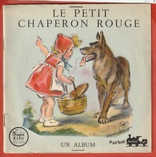 LIVRE ILLUSTRE-DISQUE VINYLE 33 Trs - GERMAINE BOURET - LE PETIT CHAPERON ROUGE