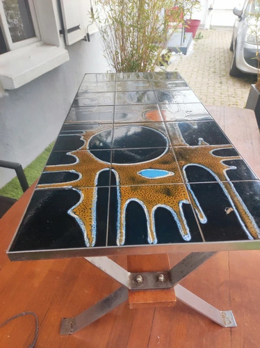 Table salon vintage - années, 70