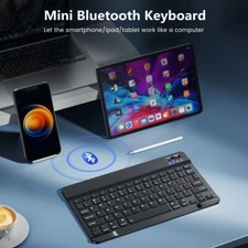 Clavier Azerty & Souris Bluetooth Sans Fil – Idéal pour Tablettes et Ordinateurs