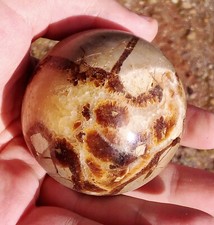 boule sphère en septaria